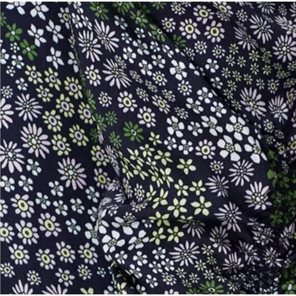 See by Chloe Floral Puff Sleeve Shift Mini Dress Blue Green Size 34 or XS‎ - Picture 10 of 16